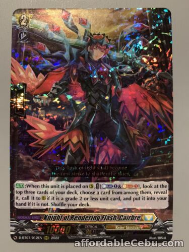 1st picture of CARDFIGHT VANGUARD KNIGHT OF RENDERING FLASH CAIRBRE KETER SANCTUARY D-BT07 RRR For Sale in Cebu, Philippines
