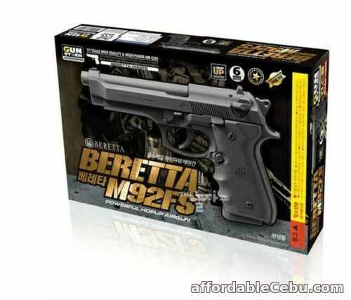 1st picture of [Gunstorm] Beretta M92FS AirsoftPistol Hand BB ToyGun 6mm Black ⭐Tracking⭐ For Sale in Cebu, Philippines