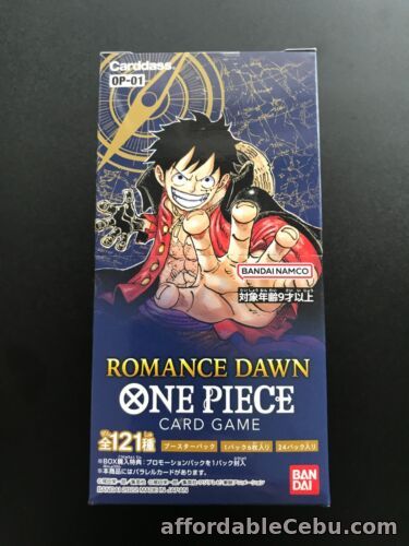 1st picture of One Piece OP-01 TCG Romance Dawn Box Bandai Japan For Sale in Cebu, Philippines