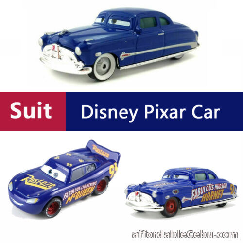 1st picture of 3-Pack Disney Pixar Cars Doc Hudson Fabulous Hudson Hornet McQueen Diecast Car For Sale in Cebu, Philippines