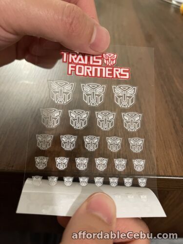 1st picture of Transformers Decals Autobot Clear background with white outline For Sale in Cebu, Philippines