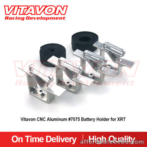 1st picture of Vitavon CNC Aluminum #7075 Battery Holder for XRT 1/5  Silver For Sale in Cebu, Philippines