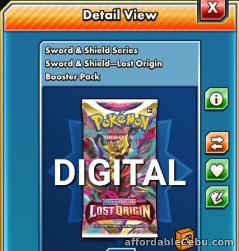 1st picture of 100x LOST ORIGIN Booster Packs Code Pokemon TCG Online Digital SENT IN-GAME For Sale in Cebu, Philippines