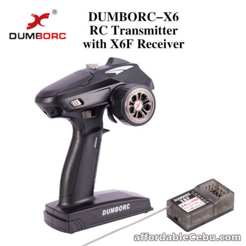 1st picture of DUMBORC X6 6CH 2.4G Transmitter RC Controller X6F Receiver for RC Car Boat Tank For Sale in Cebu, Philippines