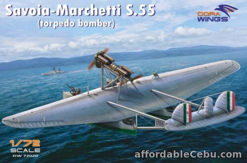 1st picture of 1/72 Dora Wings DW72020 1/72 Savoia-Marchetti S.55 torpedo-bomber plastic kit For Sale in Cebu, Philippines
