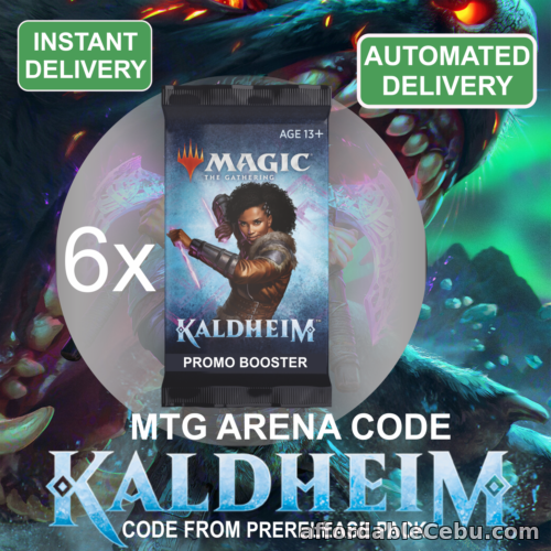 1st picture of MTG Arena Prerelease Code Kaldheim 6 boostes INSTAT MESSAGE For Sale in Cebu, Philippines