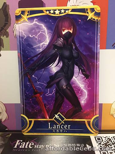 1st picture of Scathach Stage 1 Lancer Star 5 FGO Fate Grand Order Arcade Mint Card For Sale in Cebu, Philippines