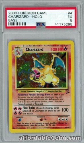 1st picture of Pokemon Base Set 2 Charizard 4/130 PSA 5 For Sale in Cebu, Philippines