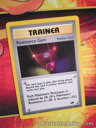1st picture of LP(Unlimited) Pokemon RESISTANCE GYM Card GYM CHALLENGE Set 109/132 Trainer RARE For Sale in Cebu, Philippines