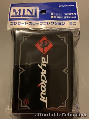 1st picture of CARDFIGHT VANGUARD OVERDRESS TEAM BLACKOUT BLACK VERSION SLEEVES (70 PCS) For Sale in Cebu, Philippines