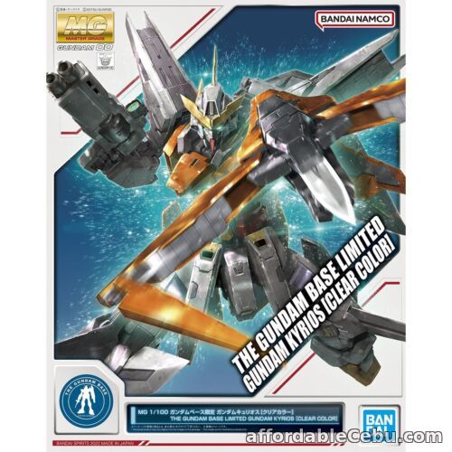 1st picture of BANDAI Gundam Base Limited MG Gundam KYRIOS Clear Color 1/100 Japan NEW For Sale in Cebu, Philippines