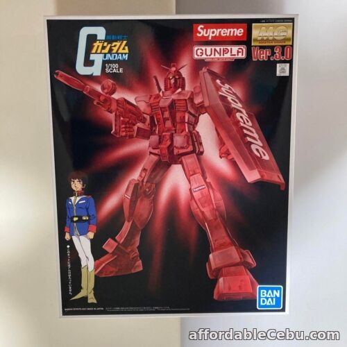 1st picture of Supreme MG 1/100 RX-78-2 GUNDAM Ver. 3.0 Action Figure Red BANDAI NEW with Box For Sale in Cebu, Philippines