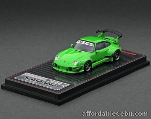1st picture of 1:64 Ignition Porsche Carrera 911 RWB 993 WORK MEISTER Type18 Rough Green IG2149 For Sale in Cebu, Philippines