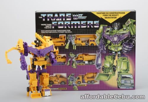 1st picture of TRANSFORMERS G1 Reissue Yellow Devastator Gift Set Brand New  Free Shipping For Sale in Cebu, Philippines