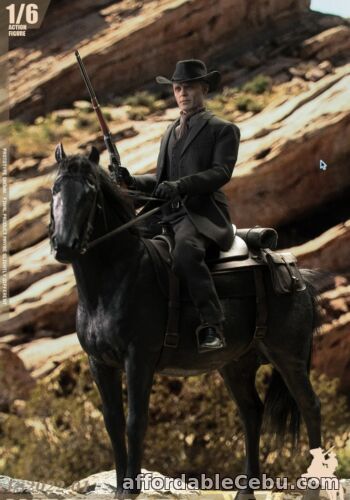 1st picture of Long San heavy industries 1/6 Western Cowboy Paradise Black Suit Man & War Horse For Sale in Cebu, Philippines