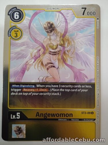 1st picture of Angewomon - Tournament Pack Vol.6 Promo FOIL - Digimon Card Game For Sale in Cebu, Philippines