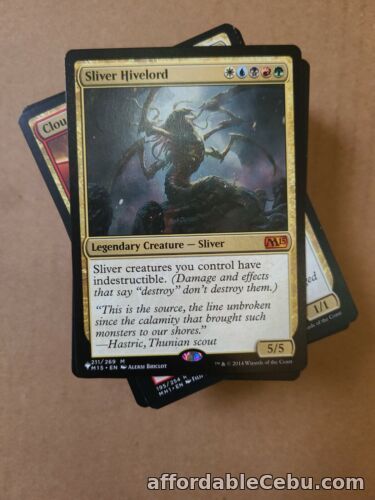 1st picture of Custom Commander Deck ~ Sliver Tribal ~ Sliver Hivelord ~ 100 Card EDH Deck For Sale in Cebu, Philippines