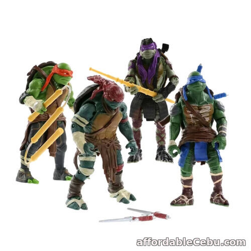1st picture of 4PCS Lot TMNT Teenage Mutant Ninja Turtles Action Figures Anime Movie Xmas Gift For Sale in Cebu, Philippines