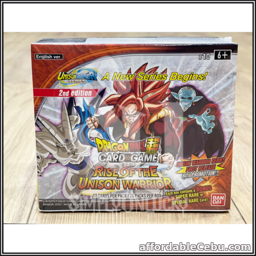 1st picture of DRAGON BALL SUPER: RISE OF THE UNISON WARRIOR BOOSTER BOX | 24 Packs SEALED For Sale in Cebu, Philippines