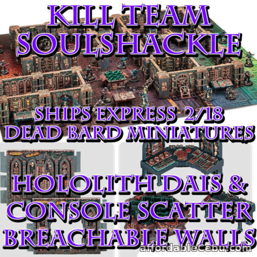 1st picture of Soulshackle Hololith Dais Consoles Breachable Walls Kill Team Scatter Terrain For Sale in Cebu, Philippines