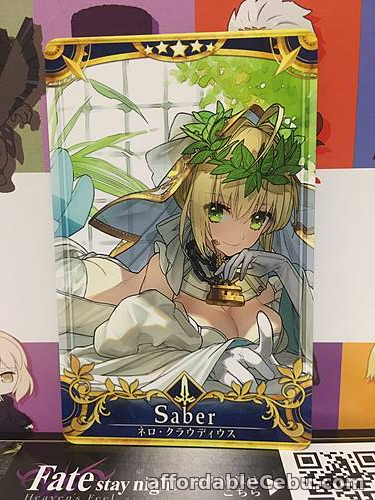 1st picture of Nero Claudius Stage 5 Saber Star 5 FGO Fate Grand Order Arcade Mint Card For Sale in Cebu, Philippines
