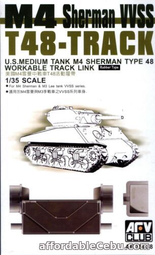 1st picture of AFV Club 1/35 AF35038 WORKABLE T-48 Track for WWII US M4 Sherman VVSS, M3 Lee For Sale in Cebu, Philippines