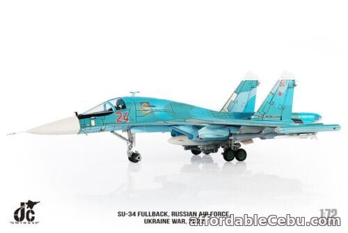 1st picture of Russian Air Force Su-34 Fullback Red 24 Ukraine JC Wings JCW-72-SU34-007 1:72 For Sale in Cebu, Philippines