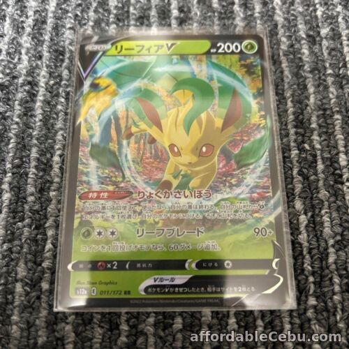 1st picture of Pokemon Card Japanese Leafeon V s12a  011/172 RR VSTAR Universe HOLO For Sale in Cebu, Philippines