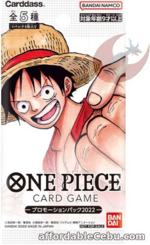 1st picture of One Piece card Promo Promotion pack 2022 Japanese For Sale in Cebu, Philippines