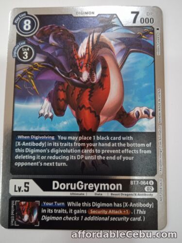 1st picture of DoruGreymon - Tournament Pack Vol.6 Promo FOIL - Digimon Card Game For Sale in Cebu, Philippines