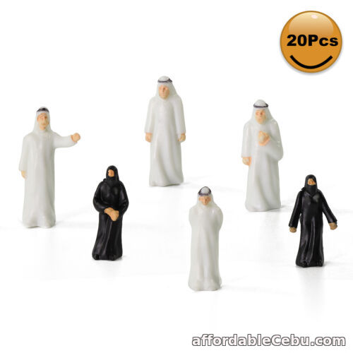 1st picture of 20pcs Model Figures O Scale 1:50 Arab People Standing Railway Layout ALB50 For Sale in Cebu, Philippines