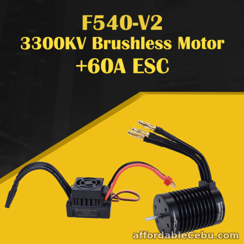 1st picture of F540-V2 3300KV 4370KV Brushless Motor Sensorless Waterproof 60A ESC for 1/10 Car For Sale in Cebu, Philippines