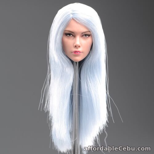 1st picture of 1/6 Female Beauty White Straight Hair Head Sculpt Fit 12'' TBL PH Action Figure For Sale in Cebu, Philippines