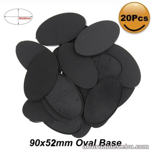 1st picture of MB990 20pcs Oval Bases 90X52mm Oval Plastic Bases For Miniature Wargames For Sale in Cebu, Philippines