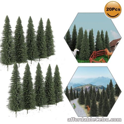 1st picture of 20pcs 12.5cm Model Pine Trees Deep Green Pines For O Scale Model Railroad Layout For Sale in Cebu, Philippines