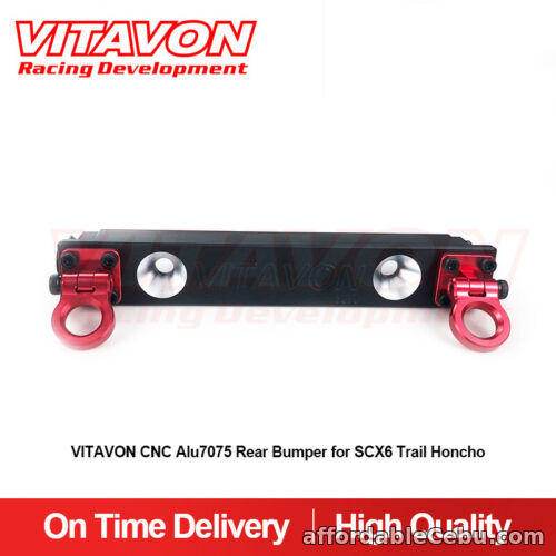 1st picture of VITAVON CNC Aluminum #7075 Rear Bumper for SCX6 Trail Honcho Black For Sale in Cebu, Philippines