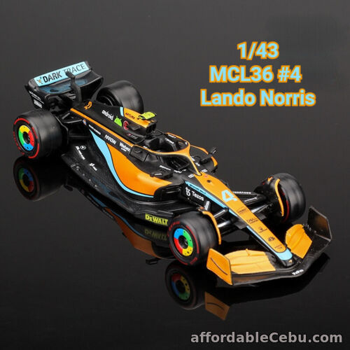 1st picture of Bburago 1:43 2022 McLaren F1 Racing Team MCL36 #4 Lando Norris Model Car For Sale in Cebu, Philippines