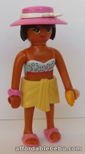 1st picture of Playmobil Summer  Beach Women, Hat, Flip Flops, Watch & Spray  Mint Condition For Sale in Cebu, Philippines