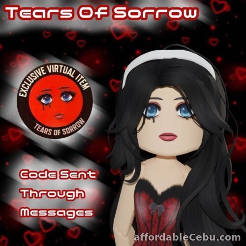 1st picture of Roblox Tears of Sorrow Virtual Toy Face Code Messaged! Star Sorority Trexa For Sale in Cebu, Philippines