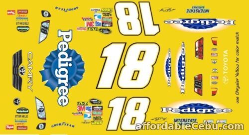 1st picture of #18 Kyle Busch Pedigree Toyota 2014-2017 1/64th Scale Nascar Waterslide Decals For Sale in Cebu, Philippines