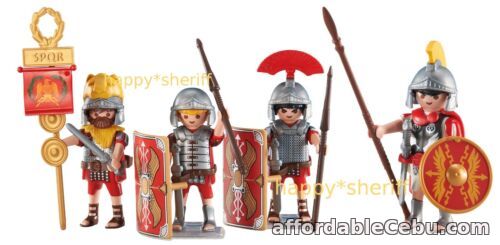 1st picture of Playmobil 3 Roman Soldiers and Leader Legionaries 6490 6491 Addon Figures NEW For Sale in Cebu, Philippines