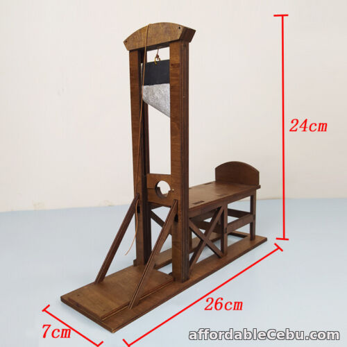 1st picture of DIY props ornaments#French Louis wood guillotine model soldier scene accessories For Sale in Cebu, Philippines
