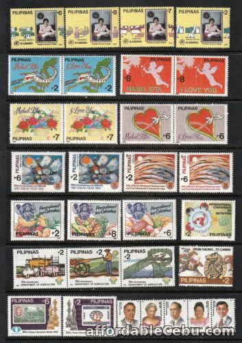 1st picture of Philippine 1992 Year set collection of 93 diff. values+19 S/S inc ovpt Taipei SS For Sale in Cebu, Philippines