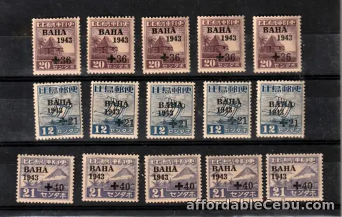 1st picture of Philippines Japan Occupation 1943 SURTAX Scott's #NB5-7 mint NH X5 sets For Sale in Cebu, Philippines