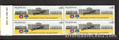 1st picture of Philippines SPECIMEN 2011 Dept. of Budget & Management in Bloc/4 mint NH For Sale in Cebu, Philippines