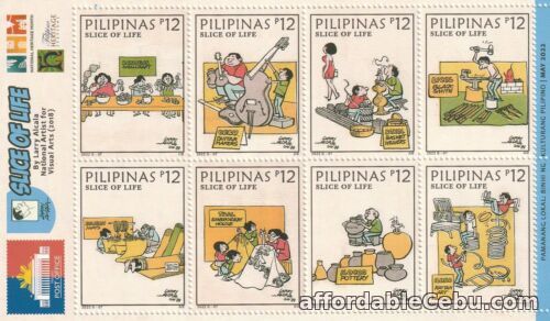 1st picture of Philippines 2022 SLICE of LIFE by Larry Alcala in sheetlet/8 mint NH For Sale in Cebu, Philippines