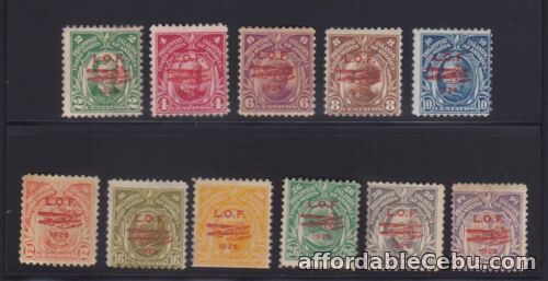 1st picture of Philippines 1928 Airmail ovpt "LOF" London Orient Flight Sc# 18-28 complete set For Sale in Cebu, Philippines