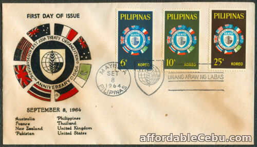 1st picture of 1964 Philippines Southeast Asia Treaty Organization 10th Anniversary FDC - B For Sale in Cebu, Philippines