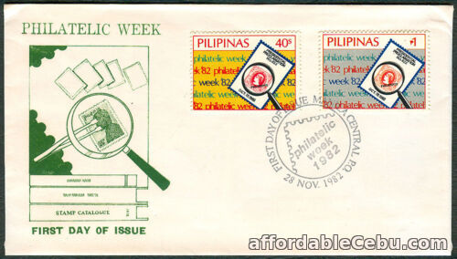 1st picture of 1982 Philippines PHILATELIC WEEK First Day Cover - B For Sale in Cebu, Philippines