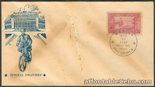 1st picture of 1947 Philippines SPECIAL DELIVERY First Day Cover For Sale in Cebu, Philippines